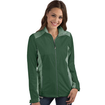 Antigua Women's Dark Pine/Dark Pine Heather Revolve Full Zip