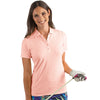 Antigua Women's Peach Pearl Polo