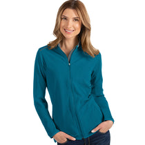 Antigua Women's Teal/Carbon Glacier Full Zip Up Jacket