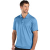 Antigua Men's Columbia Blue Multi Balance Short Sleeve Polo Shirt