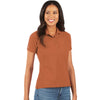 Antigua Women's Burnt Orange Legacy Short Sleeve Polo Shirt