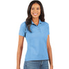 Antigua Women's Columbia Blue Legacy Short Sleeve Polo Shirt