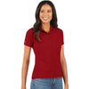 Antigua Women's Dark Red Legacy Short Sleeve Polo Shirt