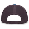Pacific Headwear Ocean Blue/Charcoal/Ocean Blue Snapback Trucker Mesh Cap
