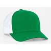 Pacific Headwear Kelly/White Snapback Trucker Mesh Cap