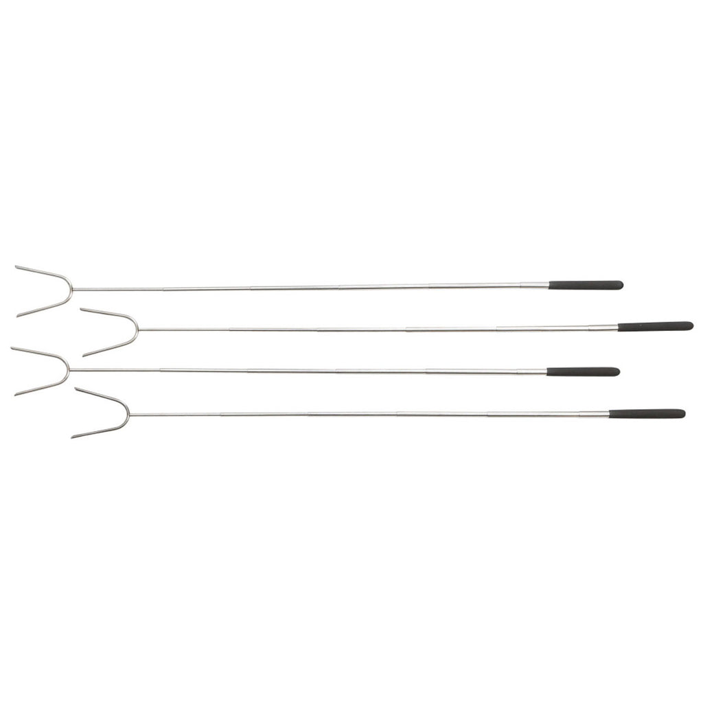 Leed's Black Extendable 34" Roasting Sticks with Carrying Case