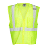 ML Kishigo Men's Lime Ultra-Cool Mesh Vest with Pockets
