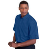 Vantage Men's Royal Blended Poplin Short Sleeve Shirt