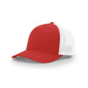 Richardson Red/White Mesh Back Split Trucker R-Flex Hat