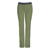 Cherokee Women's Olive Infinity Low-Rise Slim Pull-on Pant