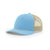 Richardson Columbia Blue/Khaki Mesh Back Split Trucker Hat