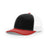 Richardson Black/White/Red Mesh Back Tri-Colors Trucker Hat