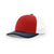Richardson Red/White/Navy Mesh Back Tri-Colors Trucker Hat