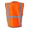 ML Kishigo Men's Orange Economy Mesh 6-Pocket Vest