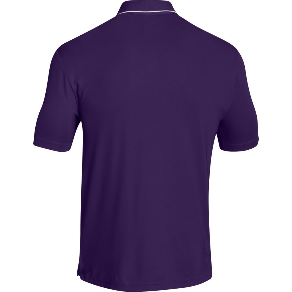 Under Armour Men's Purple Conquest On Field Polo