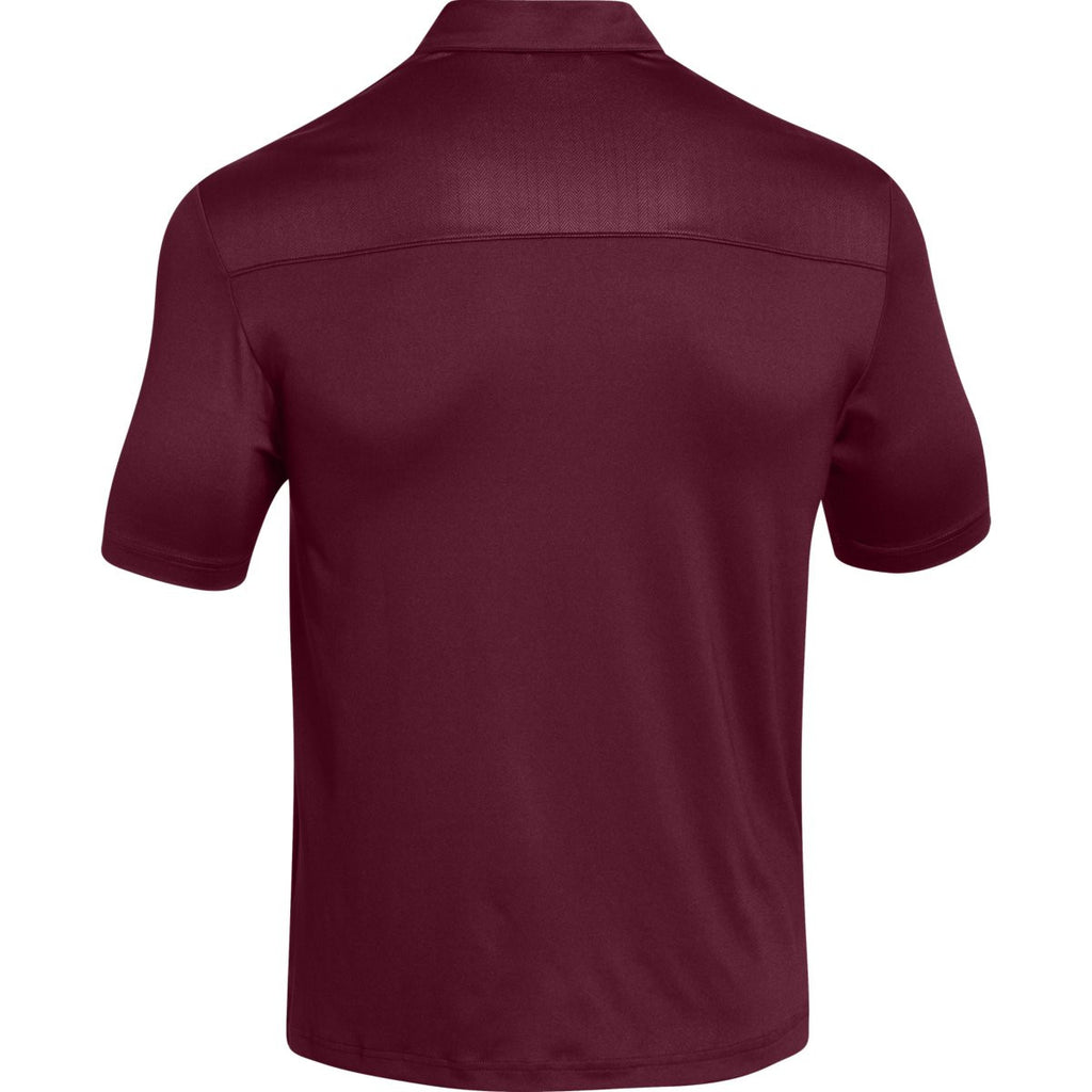 Under Armour Men's Maroon Ultimate Polo