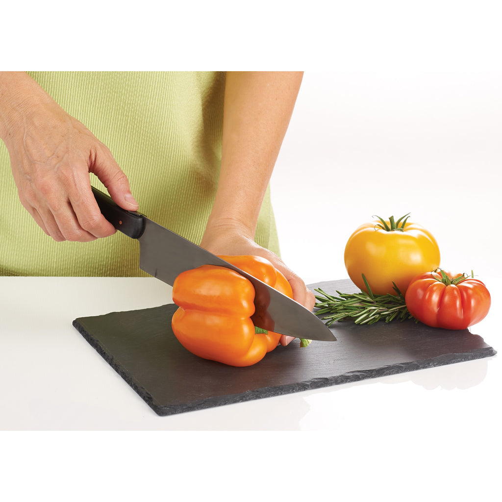 Laguiole Black Kitchen Knife & Cutting Board Set
