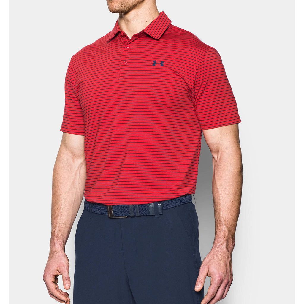 Under Armour Men's Red UA Playoff Polo