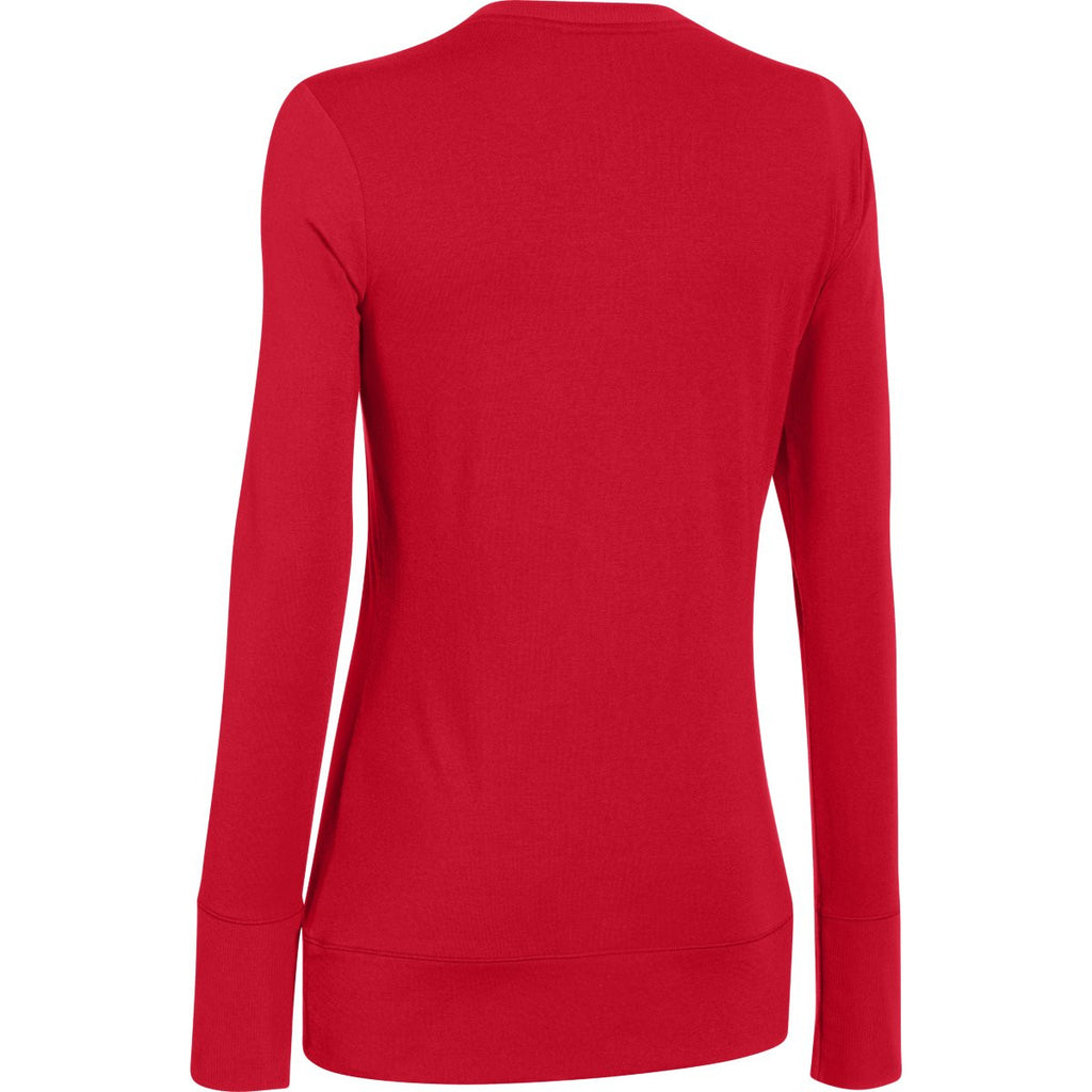 Under Armour Women's Red ColdGear Infrared L/S