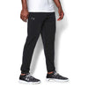 Under Armour Men's Black Relentless Tapered Leg Warm-Up Pants