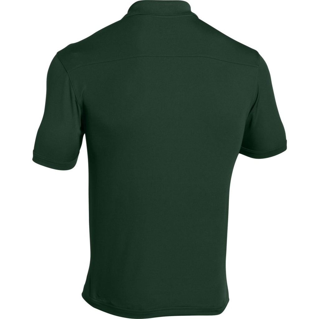 Under Armour Men's Forest Green Team Armour Polo