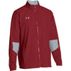 Under Armour Men's Cardinal/Steel Squad Woven Warm-Up Jacket