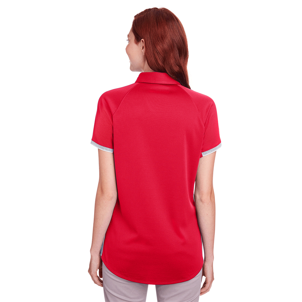 Under Armour Women's Red Corporate Rival Polo