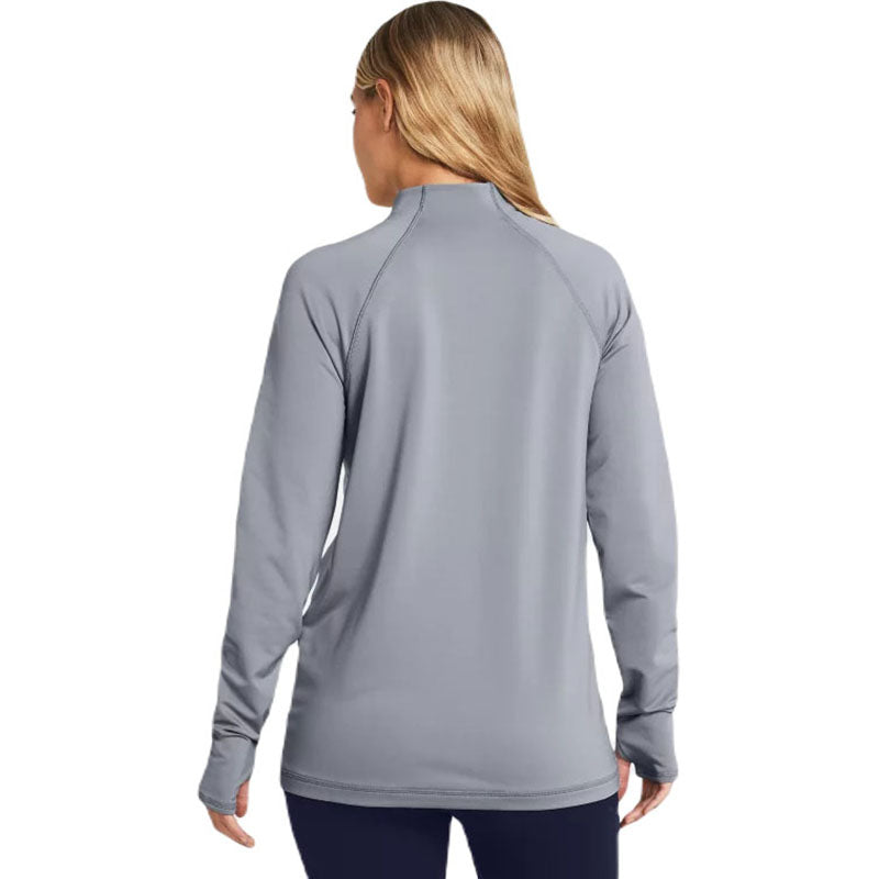 Under Armour Women's Mod Grey/White Layer Up Full Zip