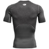 Under Armour Men's Carbon Heather/Black HeatGear Armour Short Sleeve Shirt