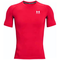 Under Armour Men's Red/White HeatGear Armour Short Sleeve Shirt
