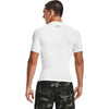 Under Armour Men's White/Black HeatGear Armour Short Sleeve Shirt