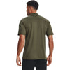 Under Armour Men's Marine Od Green/Red/Red Tacticle Performance Polo 2.0