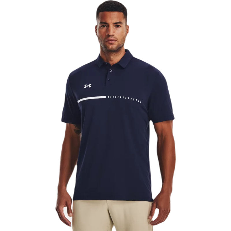 Under Armour Men's Midnight Navy/White Title Polo