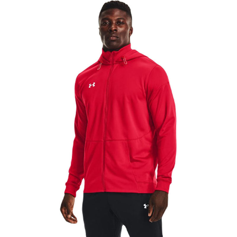 Under Armour Men's Red Fleece Storm Full Zip