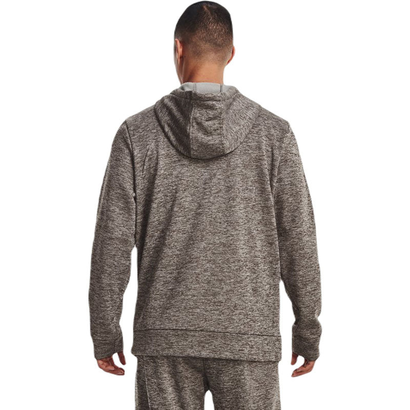 Under Armour Men's Pewter/Fresh Clay/Black Armour Fleece Twist Hoodie