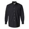 Van Heusen Men's Black Silky Poplin Dress Shirt