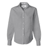 Van Heusen Women's French Grey Non-Iron Pinpoint Dress Shirt