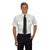 Van Heusen Men's White Short Sleeve Aviator Shirt