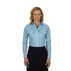 Van Heusen Women's Blue Aviator Shirt-Long Sleeve