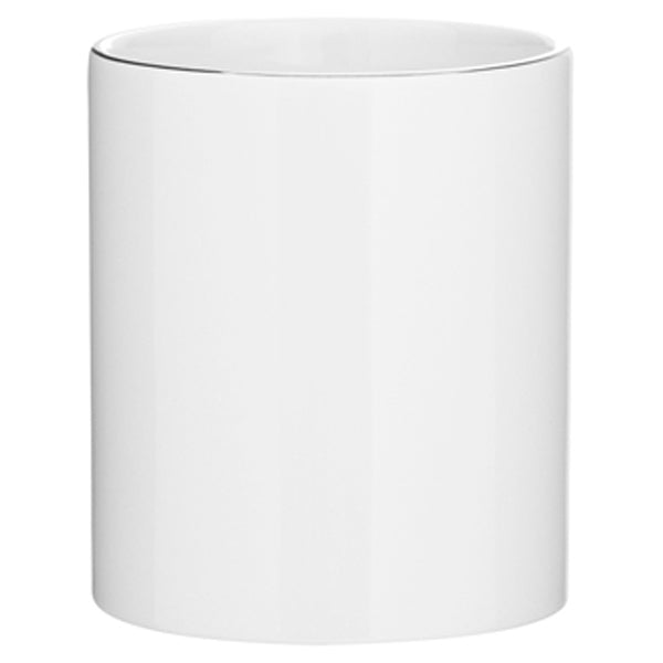 ETS White/Platinum C-Handle-Metallic 11 oz Mug