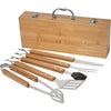 Leed's Wood Grill Master 5pc Bamboo BBQ Set