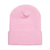 Yupoong Pink Cuffed Knit Cap