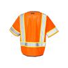 ML Kishigo Men's Orange Class 3 Mesh Zippered Vest