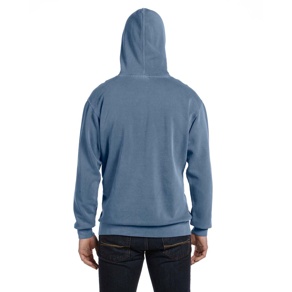 Comfort Colors Men's Blue Jean 9.5 oz. Hooded Sweatshirt