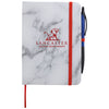 BIC Red Marble Finish Journal
