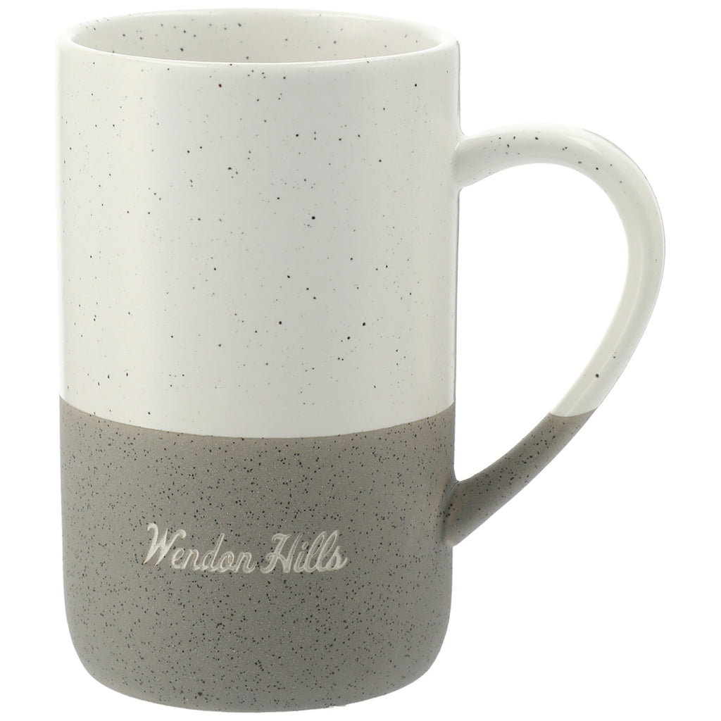 Leeds Grey Speckled Wayland Ceramic Mug 13oz
