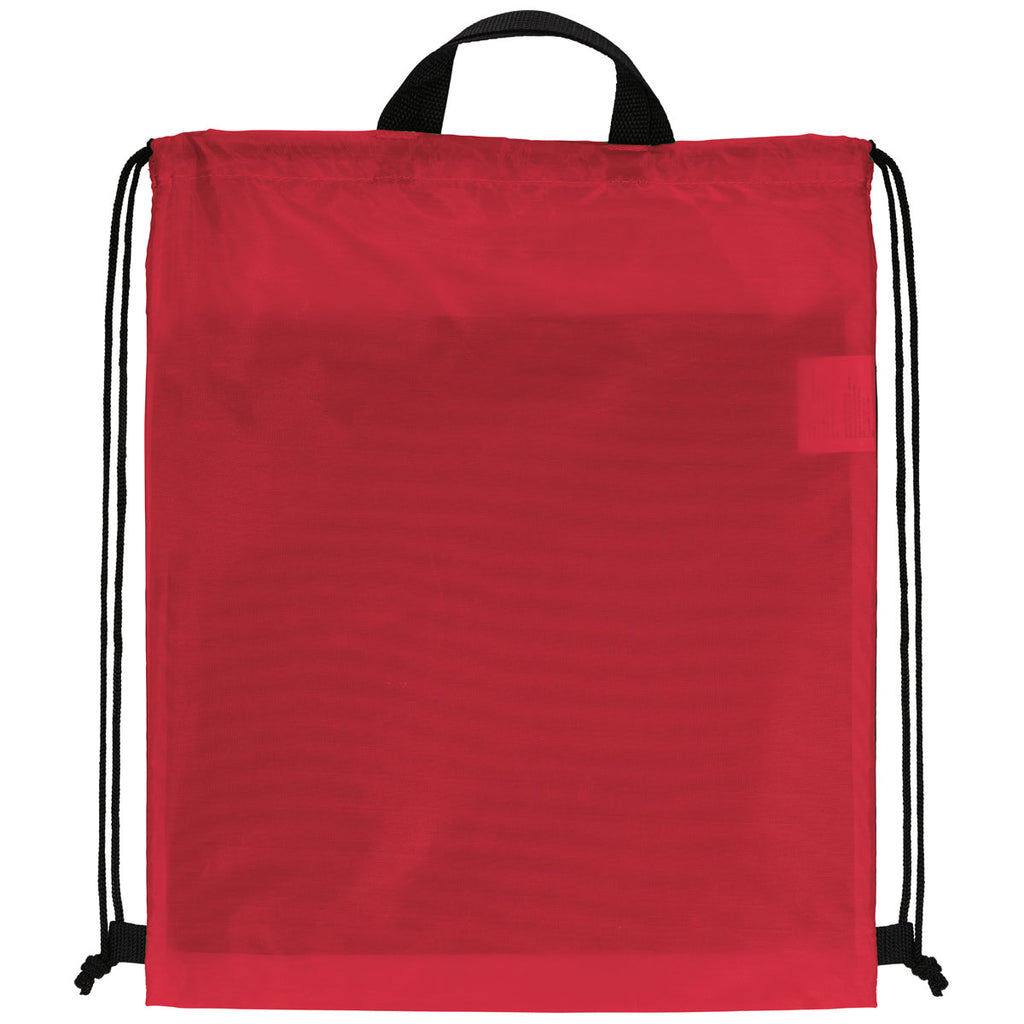Good Value Red PrevaGuard Drawstring Backpack