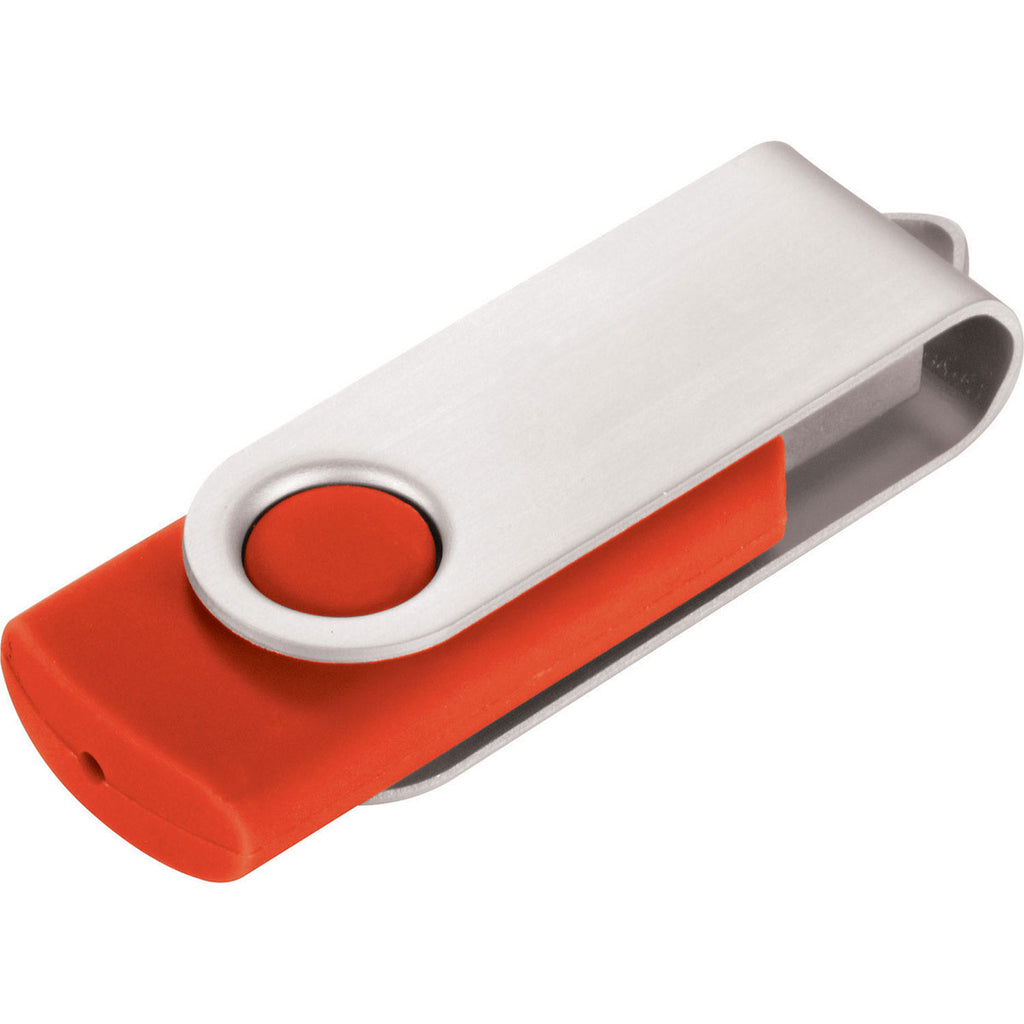 Leed's Bright Red Rotate Flash Drive 8GB