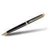 Waterman Black Lacquer with Gold Trim Hemisphere Ballpoint Pen