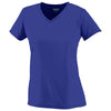 Augusta Sportswear Women's Purple Wicking-T-Shirt
